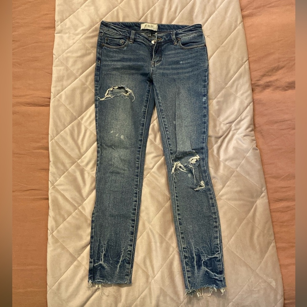 Free People Ripped Skinny Jeans